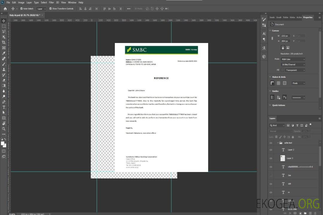 Référence Japan , SMBC , closure template